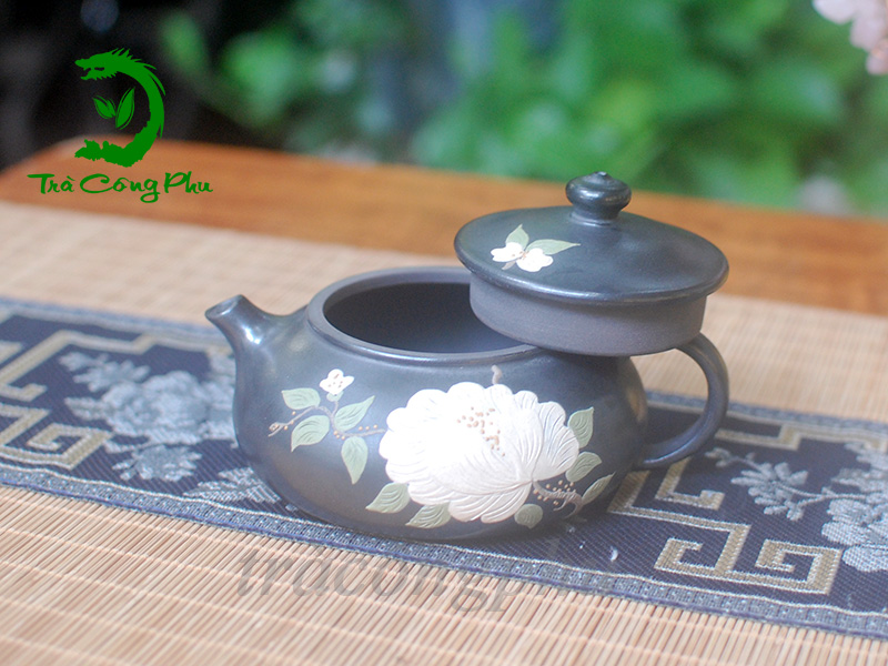 Ấm Tử Sa Mẫu Đơn Phú Quý- ATS1452